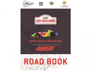 Roadbook of Lancia Stratos Sanremo Meeting 2019
